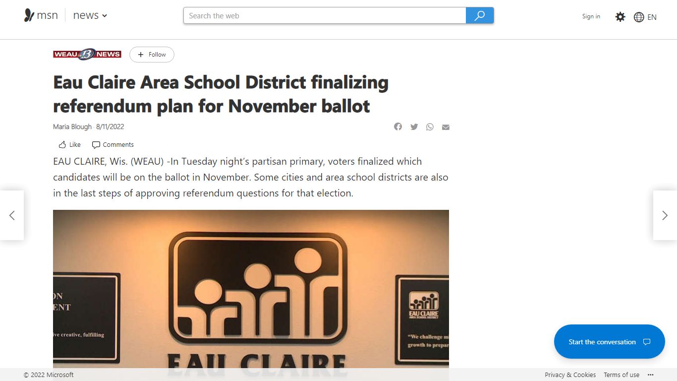 Eau Claire Area School District finalizing referendum plan for November ...